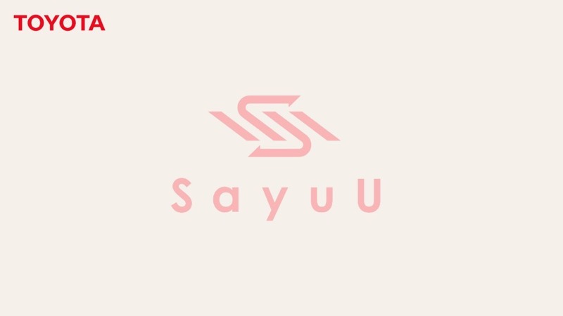 SayuU公式サイトのメイン画像（SayuUロゴとTOYOTAロゴ）